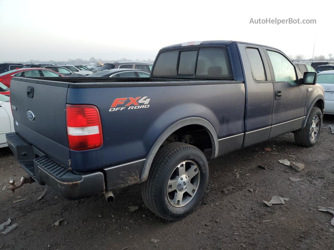 2005 Ford F150  Синий vin: 1FTPX145X5NB82595