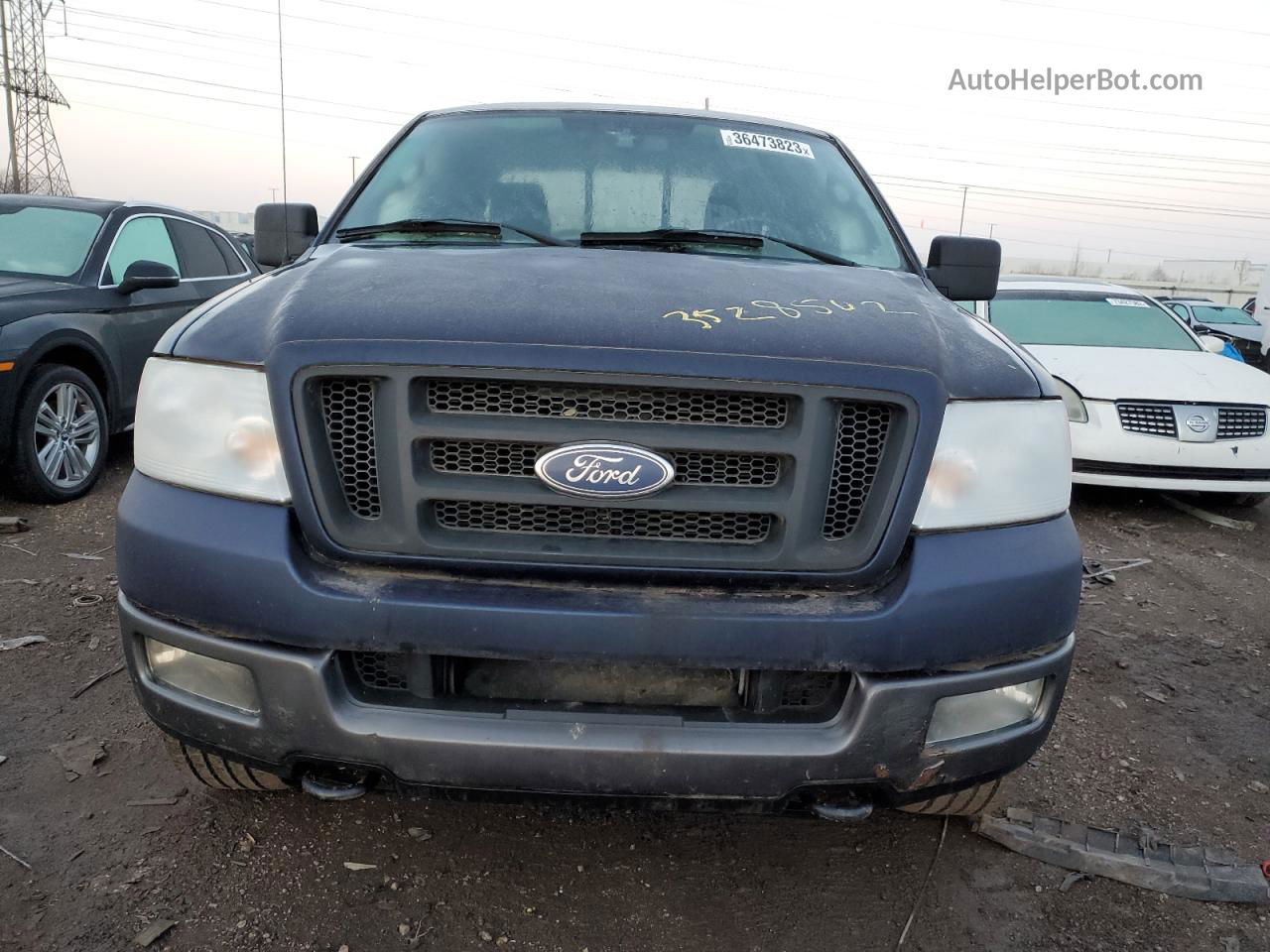 2005 Ford F150  Синий vin: 1FTPX145X5NB82595