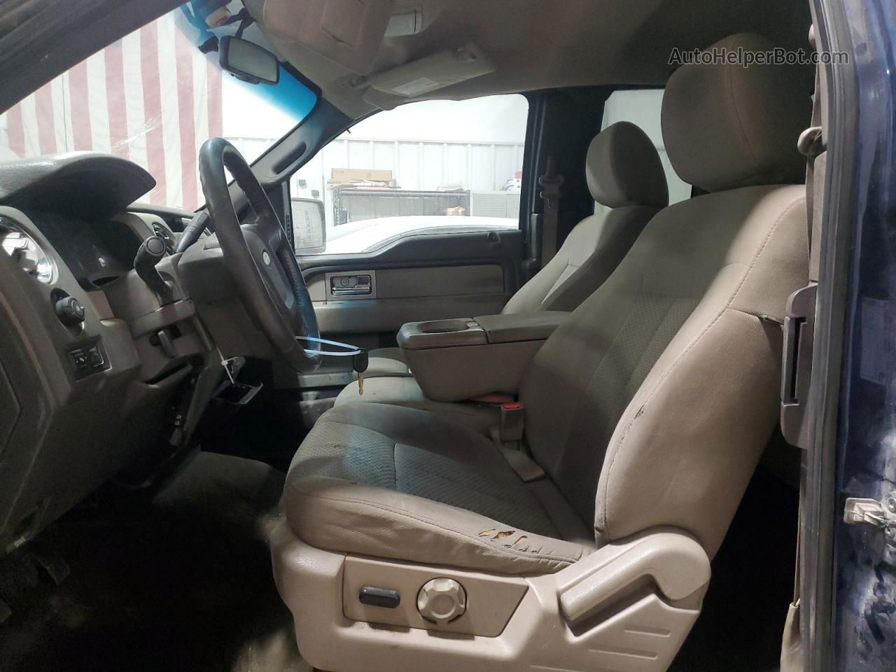 2009 Ford F150 Super Cab Синий vin: 1FTPX14V09FB28643