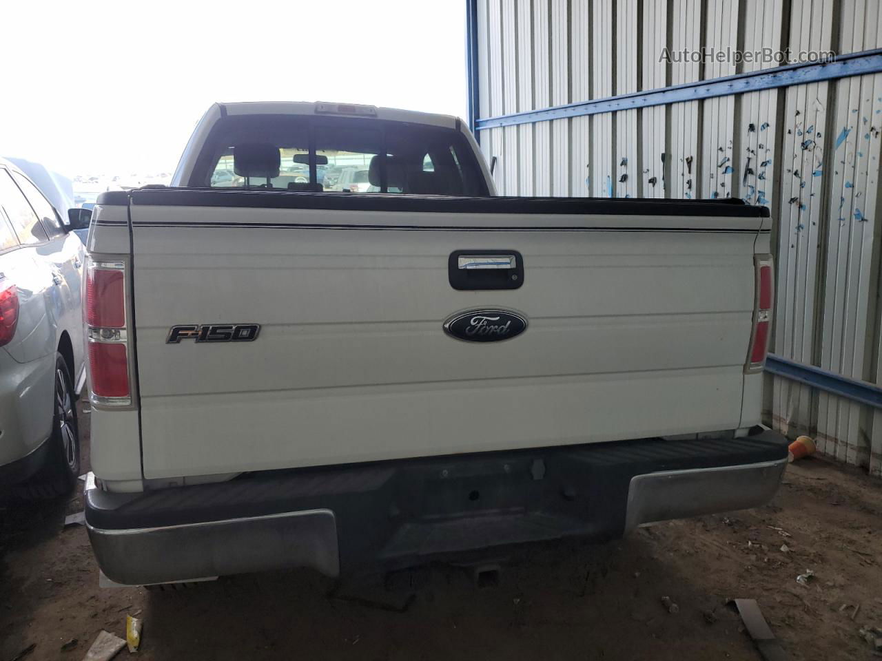 2009 Ford F150 Super Cab White vin: 1FTPX14V89FB41138