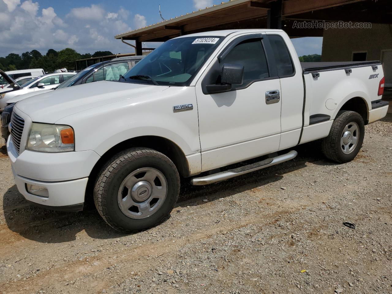 2005 Ford F150  White vin: 1FTRF02W05KC59395