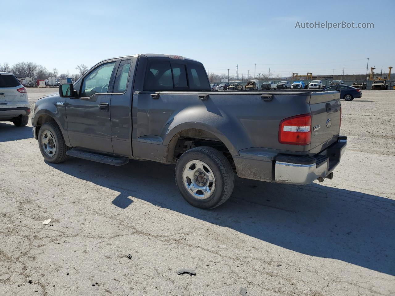 2004 Ford F150  Gray vin: 1FTRF02W44KC80183