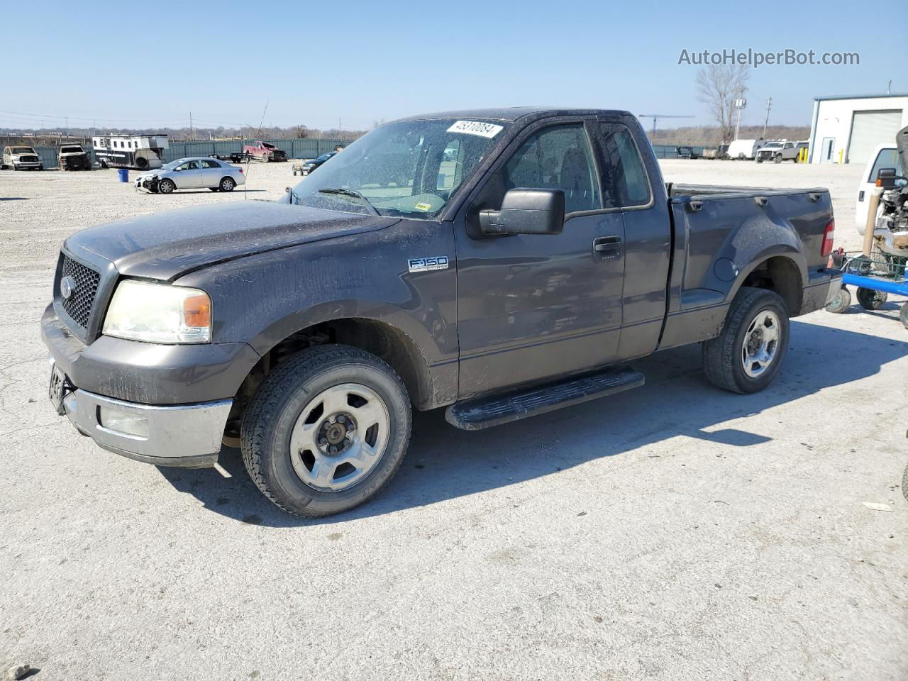 2004 Ford F150  Gray vin: 1FTRF02W44KC80183