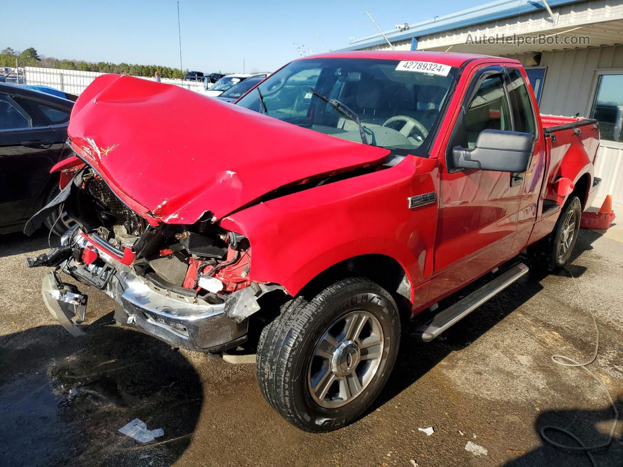 2005 Ford F150  Red vin: 1FTRF02W85KD58109