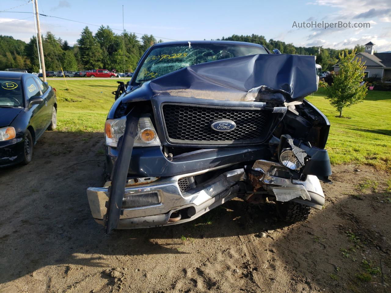 2004 Ford F150  Blue vin: 1FTRF04W14KD84501