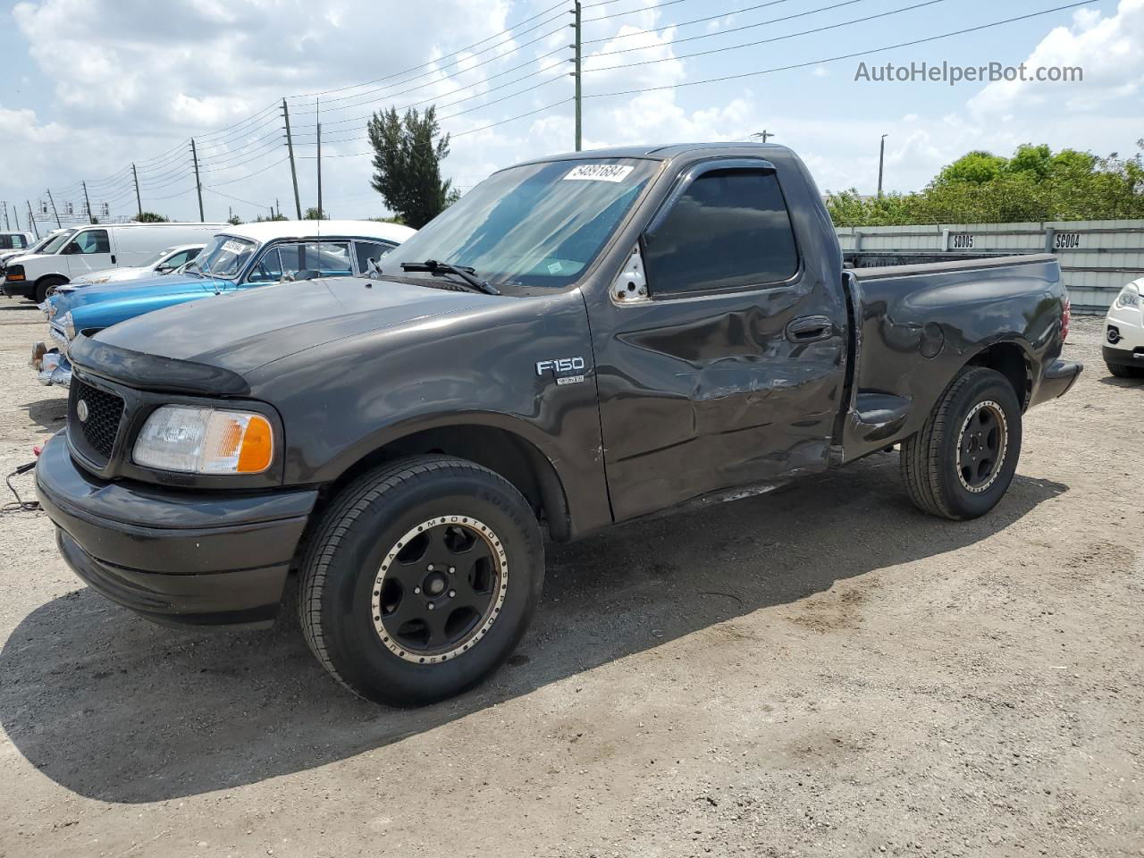 2003 Ford F150  Серый vin: 1FTRF07W43KC91949