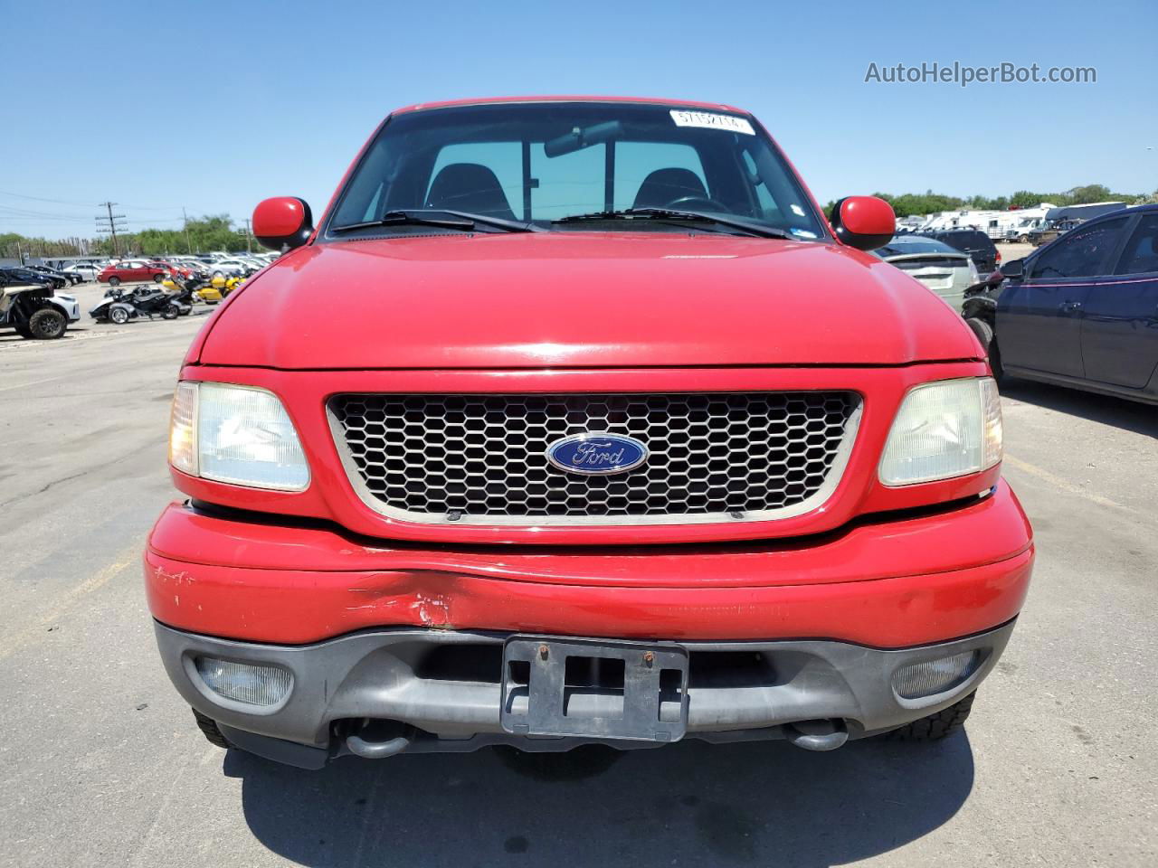 2003 Ford F150  Red vin: 1FTRF08W63KC78621