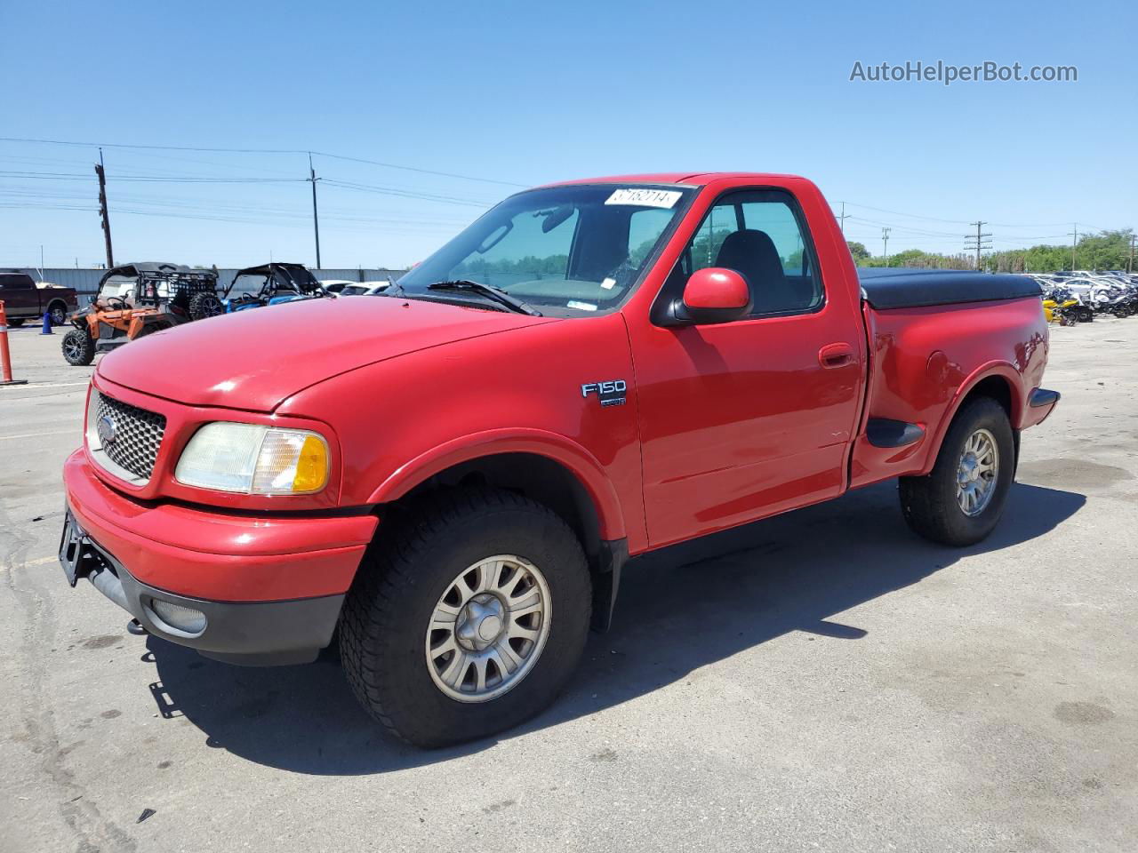 2003 Ford F150  Red vin: 1FTRF08W63KC78621