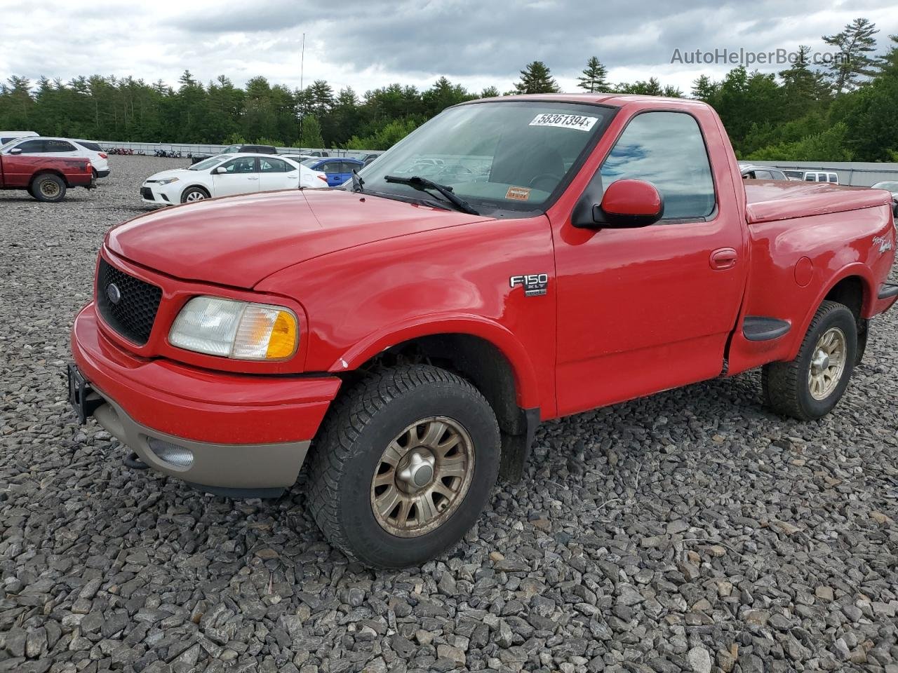 2003 Ford F150  Red vin: 1FTRF08WX3KD57466