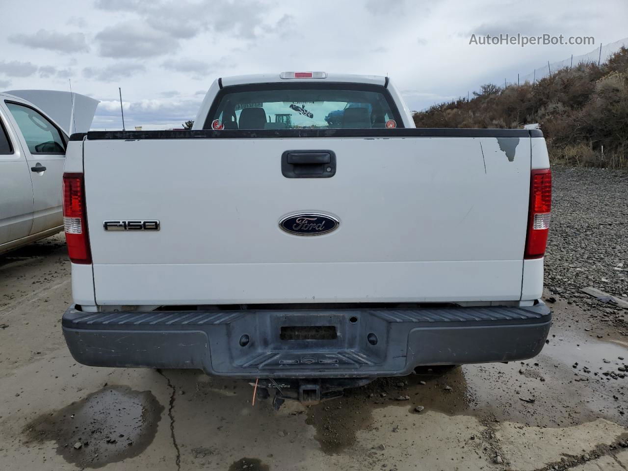 2005 Ford F150  White vin: 1FTRF12225NB68016