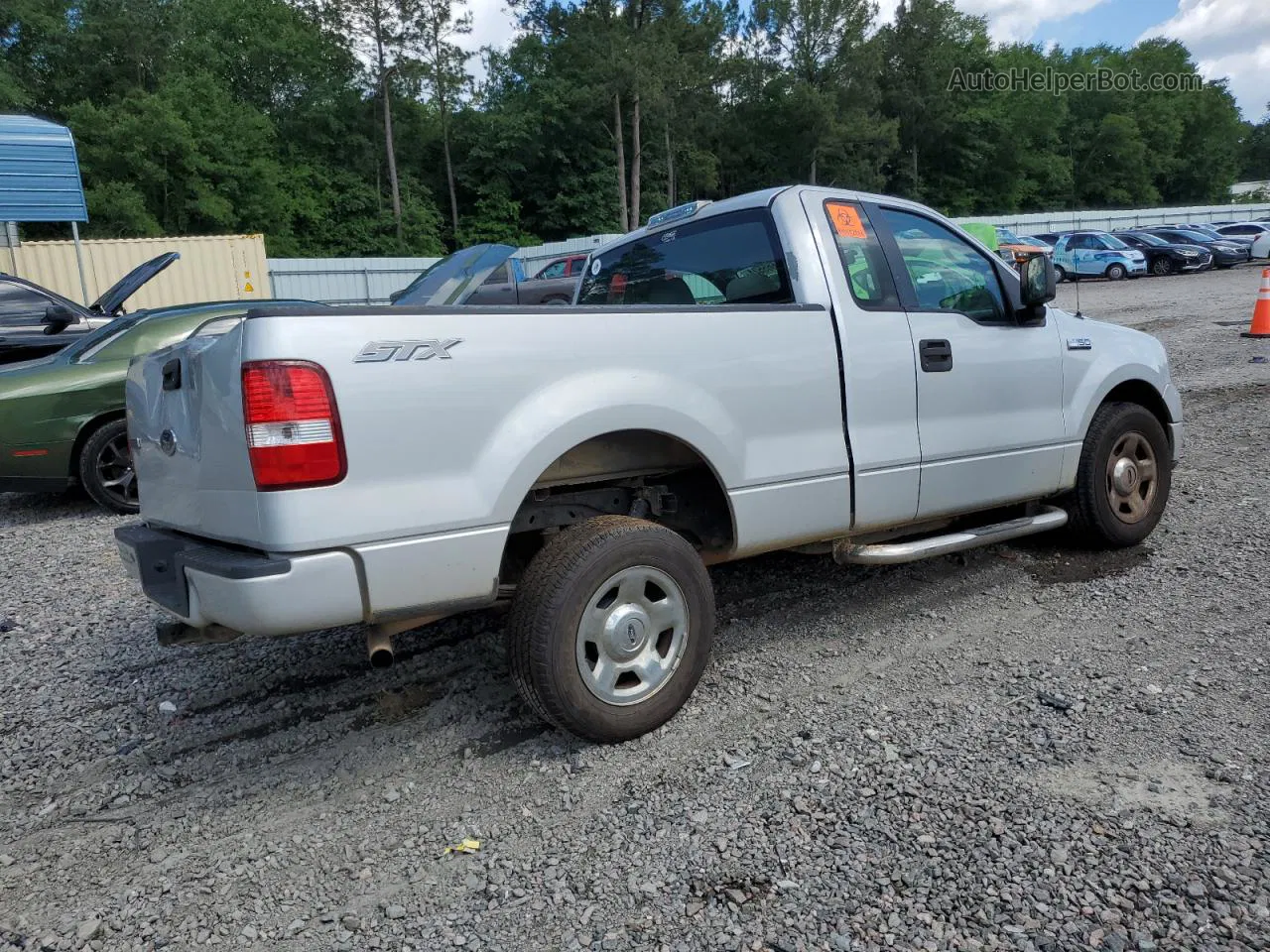 2005 Ford F150  Silver vin: 1FTRF12245KE43967