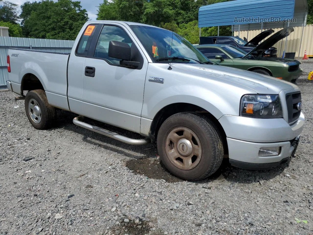 2005 Ford F150  Серебряный vin: 1FTRF12245KE43967