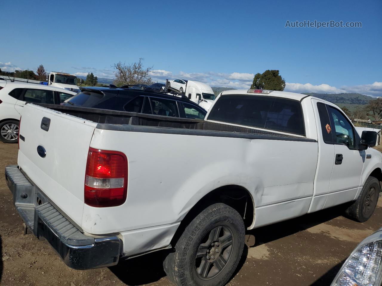 2005 Ford F150  Белый vin: 1FTRF12265NA78688