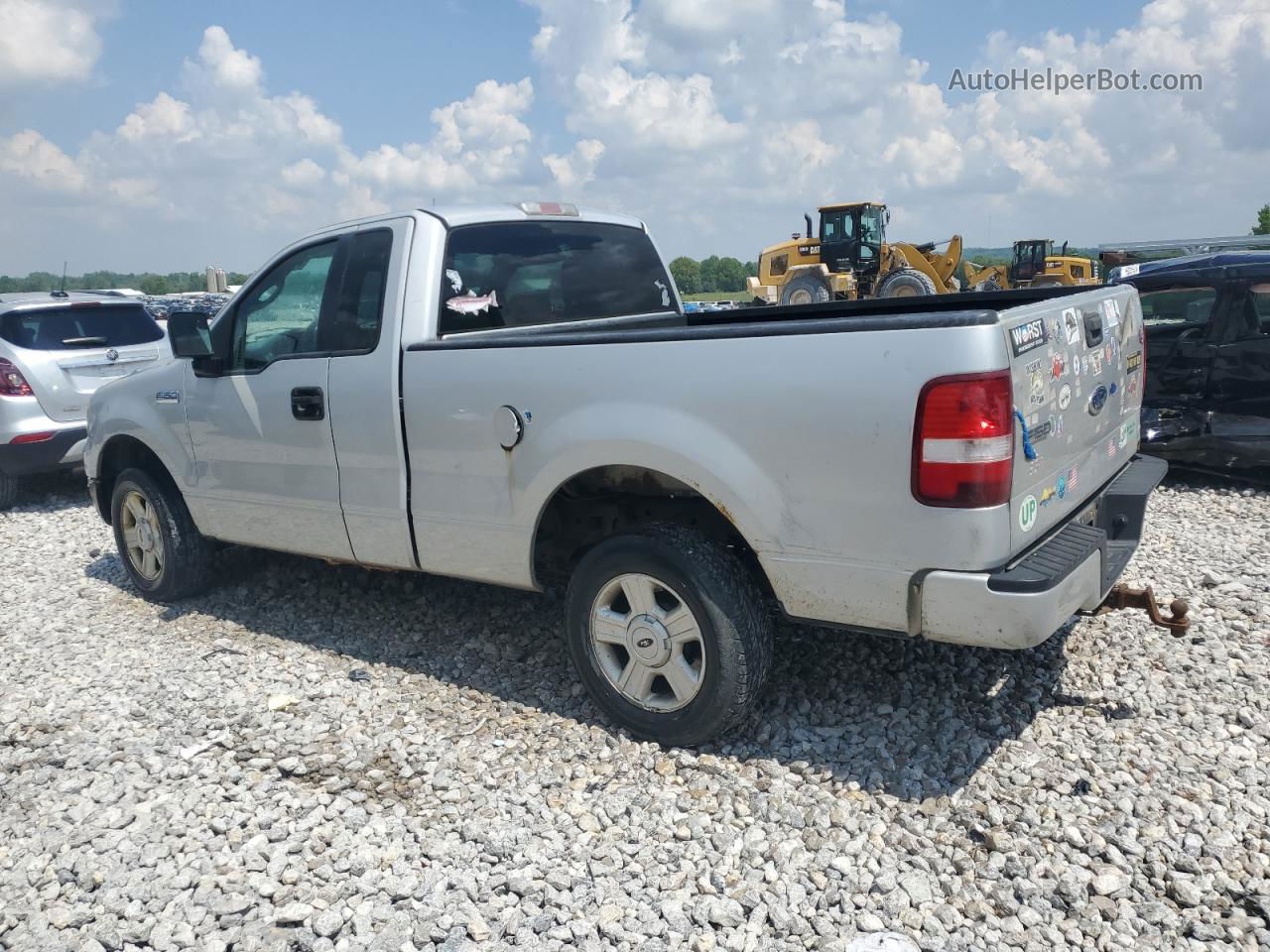 2005 Ford F150  Silver vin: 1FTRF12285KE77264