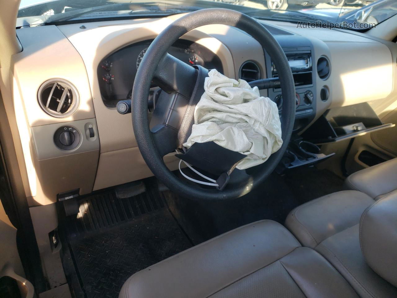 2005 Ford F150  Tan vin: 1FTRF12285NB89193