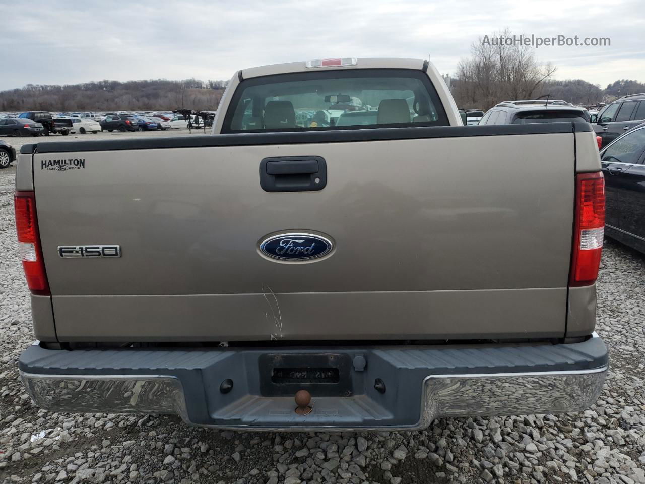 2004 Ford F150  Beige vin: 1FTRF12W14NA81080