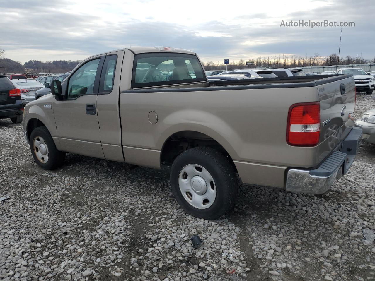 2004 Ford F150  Beige vin: 1FTRF12W14NA81080