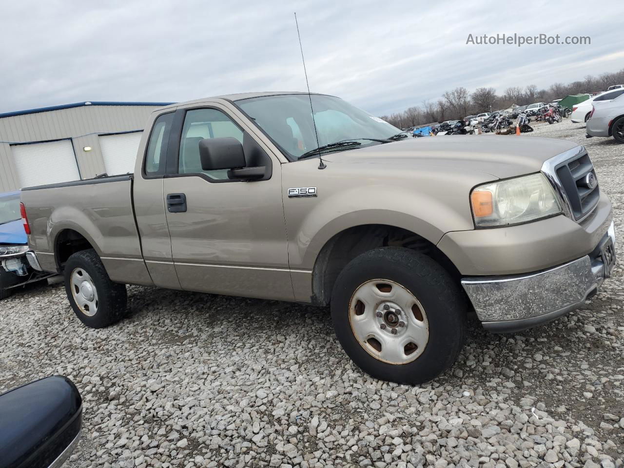 2004 Ford F150  Beige vin: 1FTRF12W14NA81080