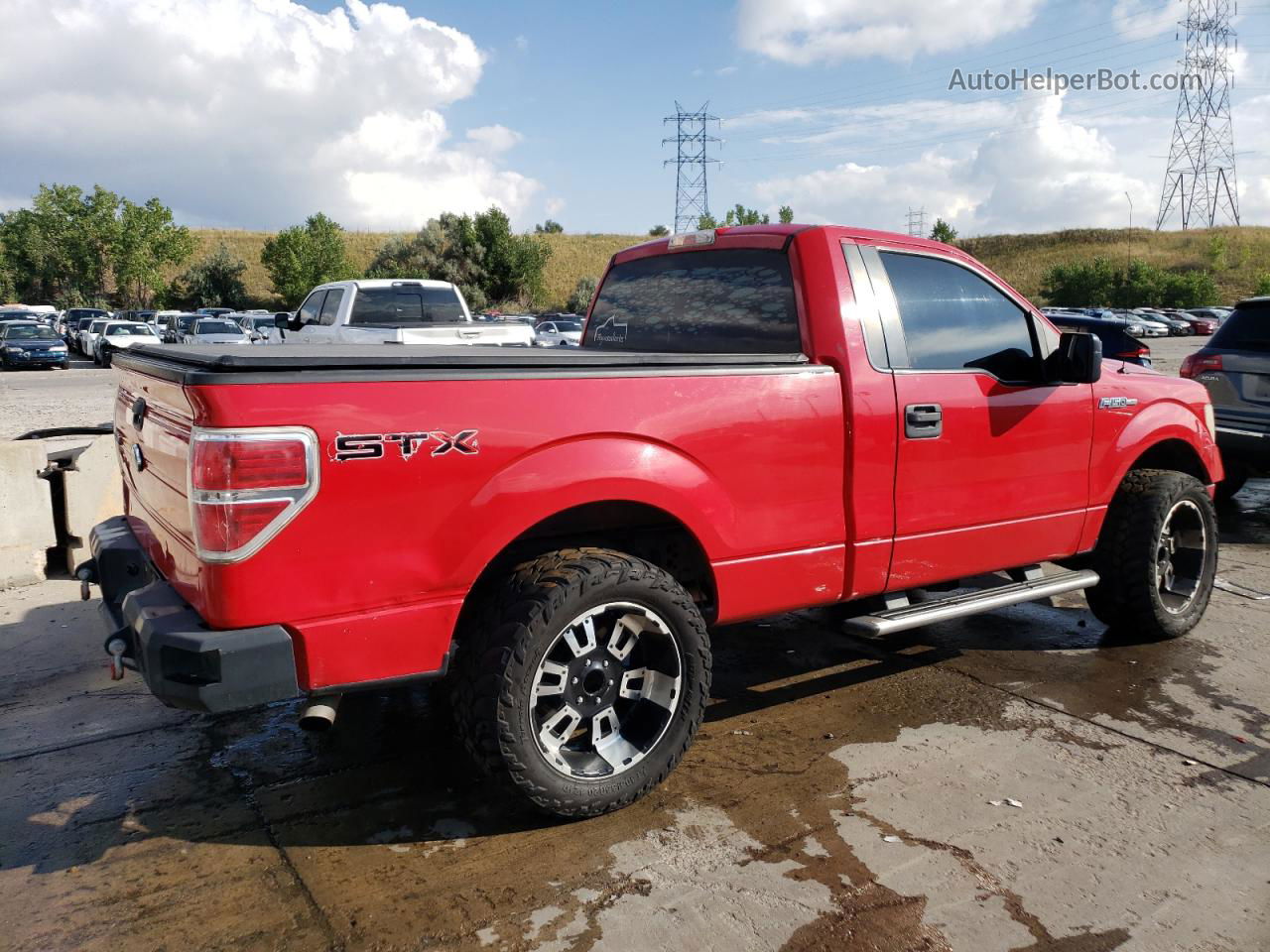 2009 Ford F150  Красный vin: 1FTRF12W29KA68993