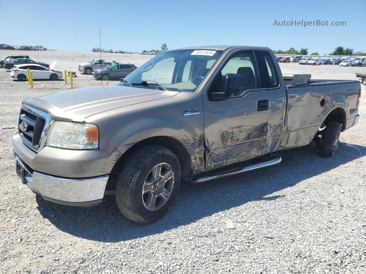 2004 Ford F150  Beige vin: 1FTRF12W34NA53152