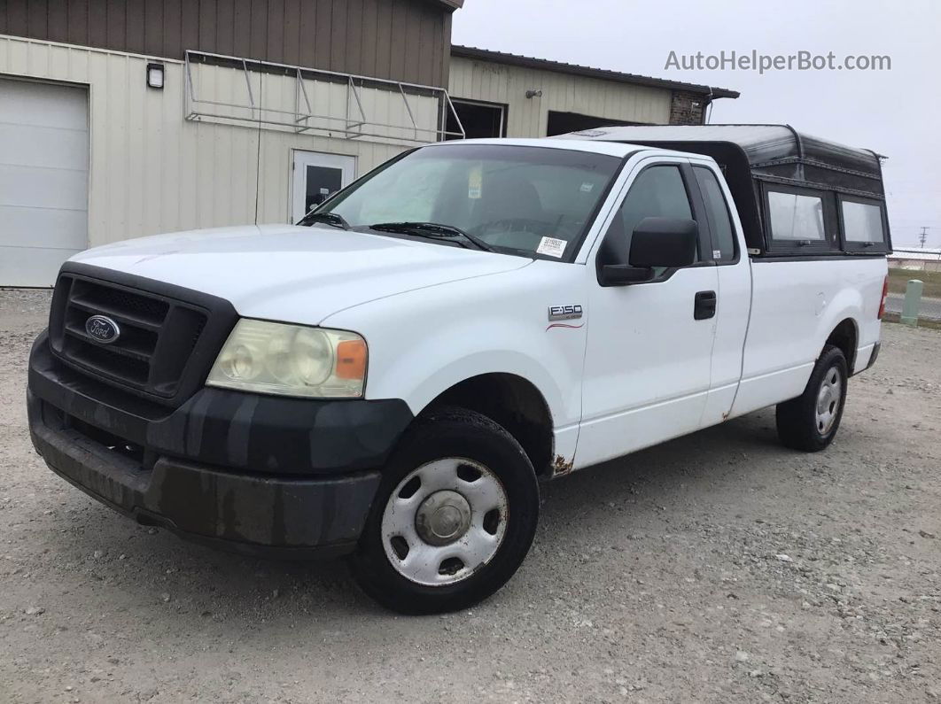 2005 Ford F150   White vin: 1FTRF12W45NA21067