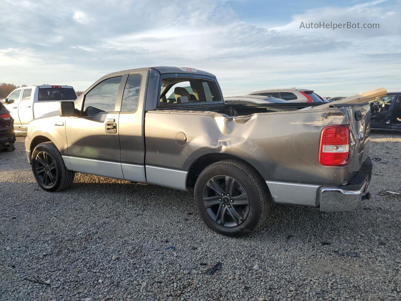 2005 Ford F150  Gray vin: 1FTRF12W45NA63920