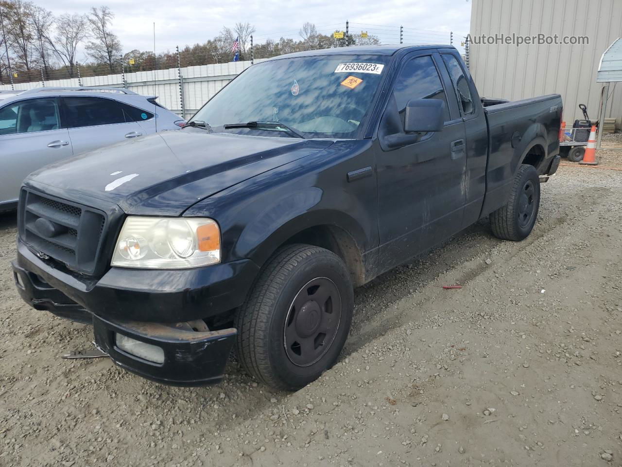 2005 Ford F150  Черный vin: 1FTRF12W45NB89453