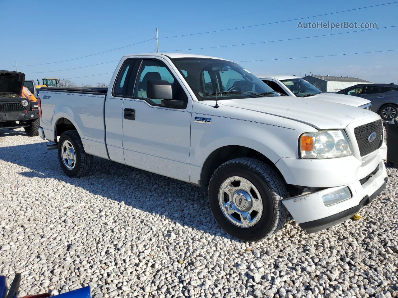 2005 Ford F150  White vin: 1FTRF12W55NA57835