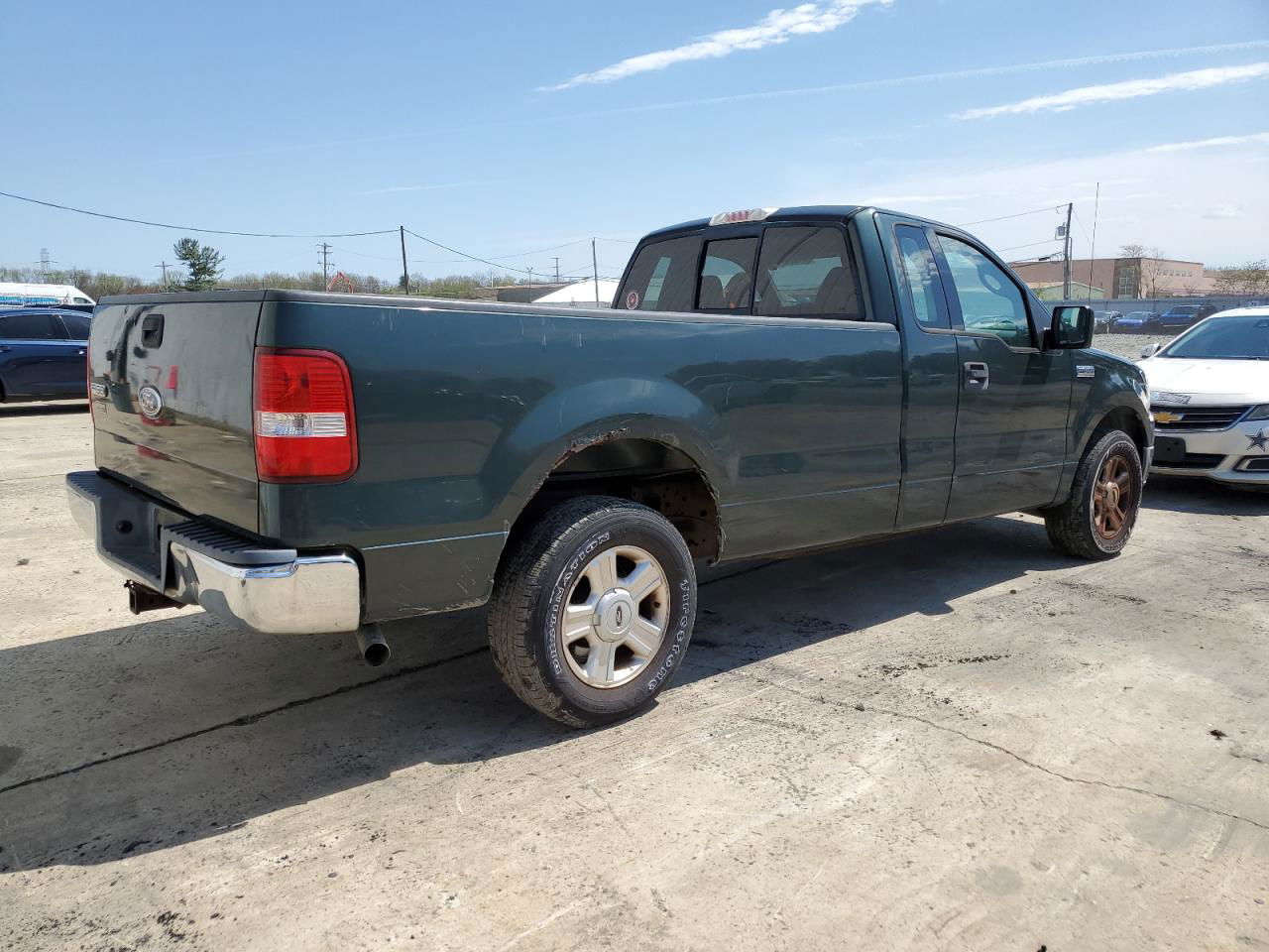 2004 Ford F150  Green vin: 1FTRF12W64NA64274