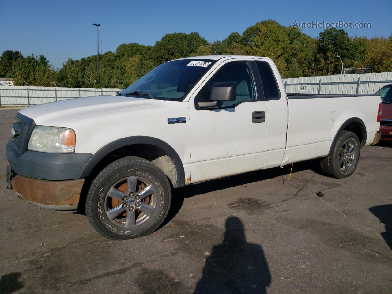 2005 Ford F150  White vin: 1FTRF12W65NA33737