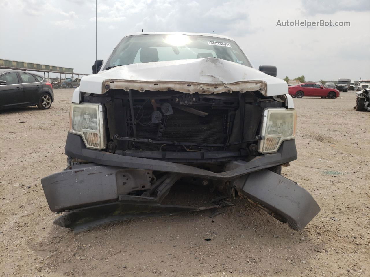 2009 Ford F150  White vin: 1FTRF12W69KA95498