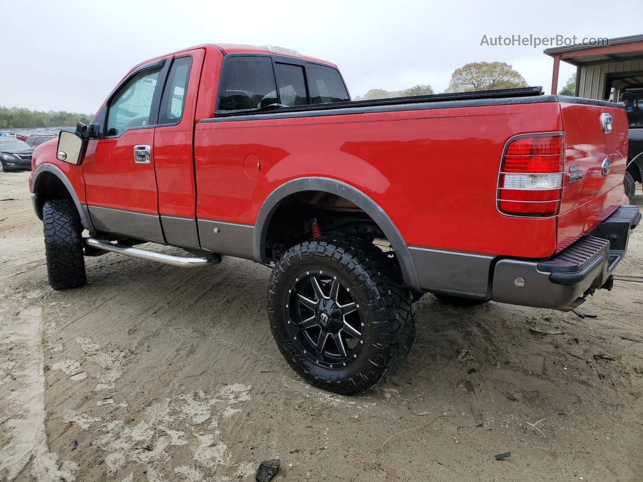 2005 Ford F150  Red vin: 1FTRF14595NB88819