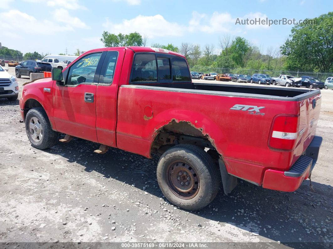 2004 Ford F-150 Stx/xl/xlt Красный vin: 1FTRF14W24NA51003