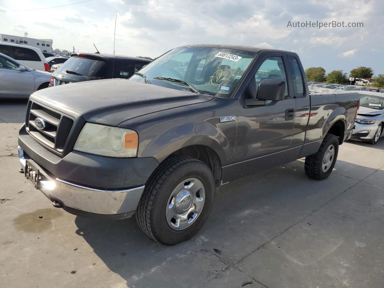 2005 Ford F150  Gray vin: 1FTRF14W25KB88820