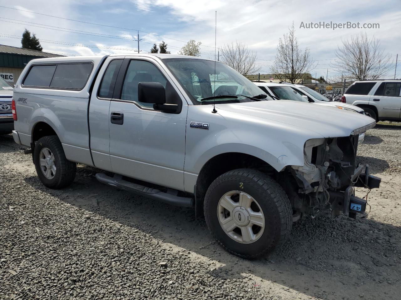 2005 Ford F150  Silver vin: 1FTRF14W35NB13767