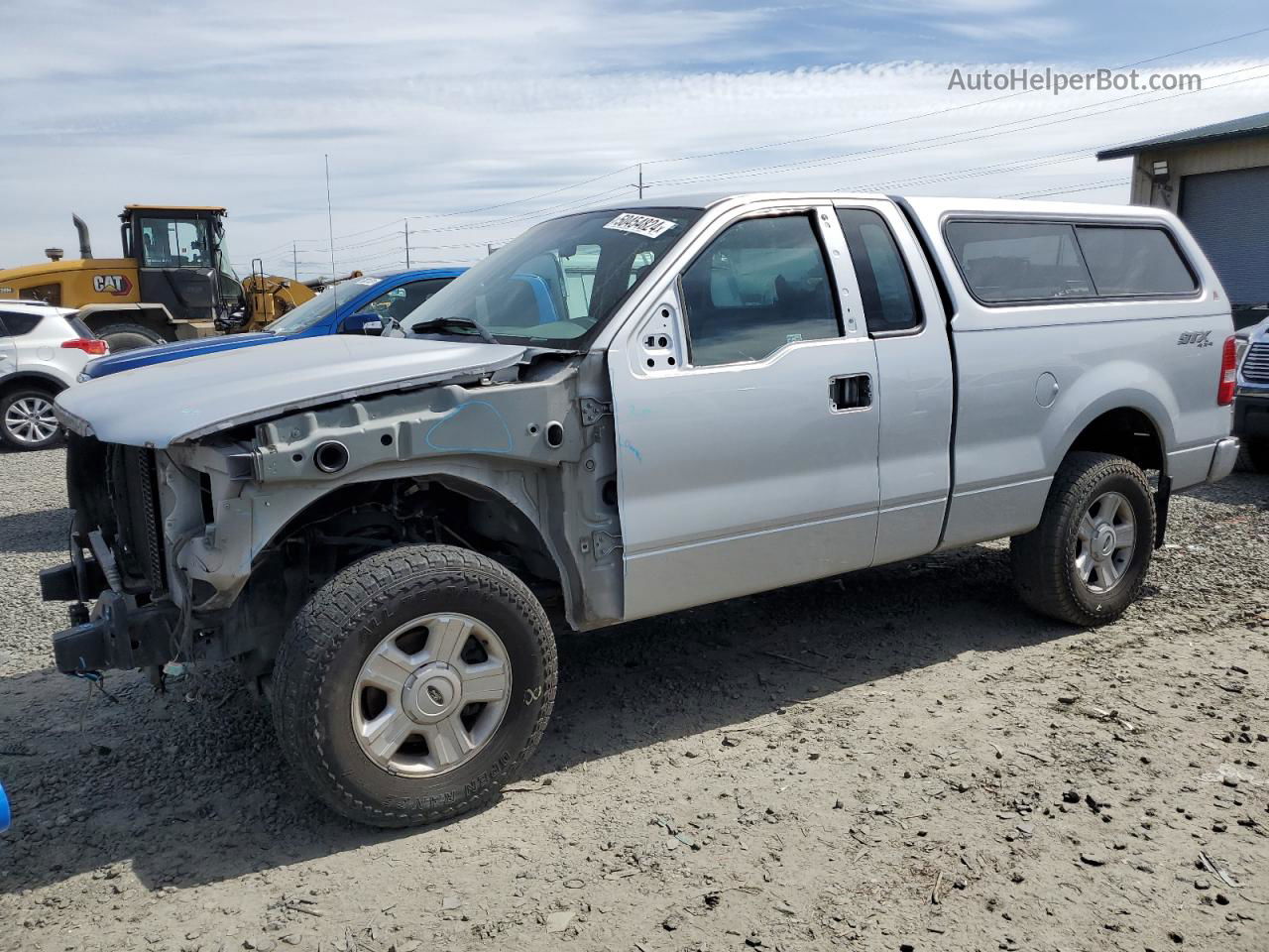 2005 Ford F150  Silver vin: 1FTRF14W35NB13767