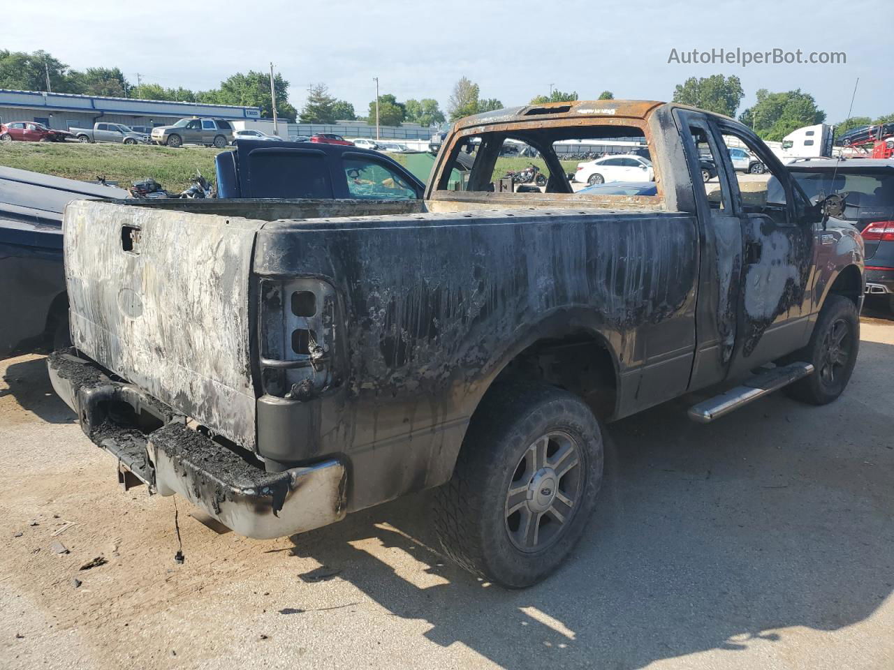 2005 Ford F150  Gray vin: 1FTRF14W65NB53633