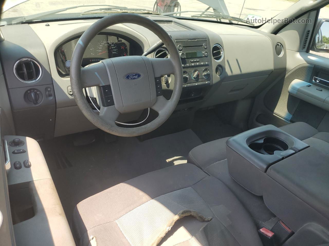 2004 Ford F150  Серый vin: 1FTRF14W74NB40971