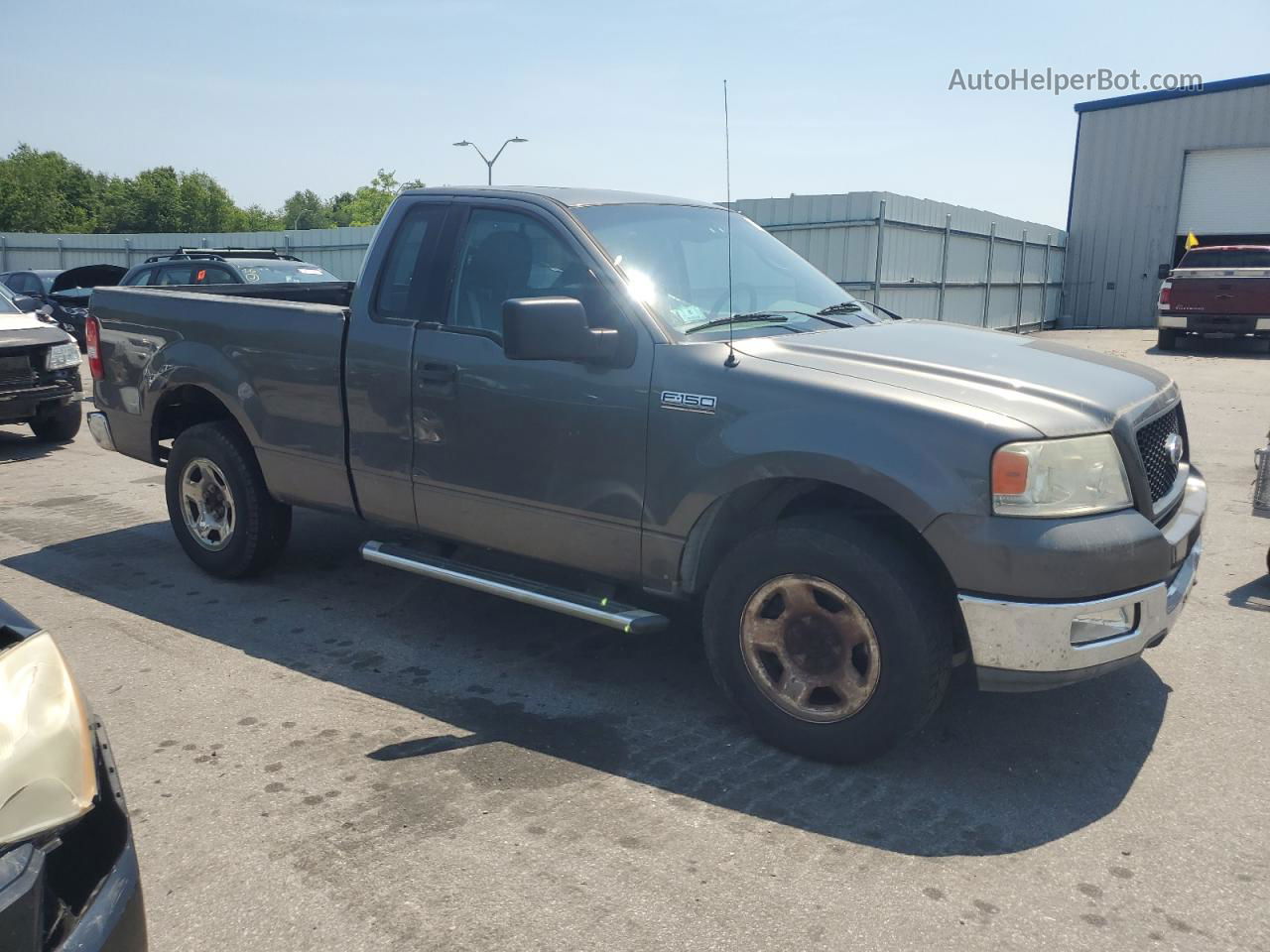 2004 Ford F150  Серый vin: 1FTRF14W74NB40971