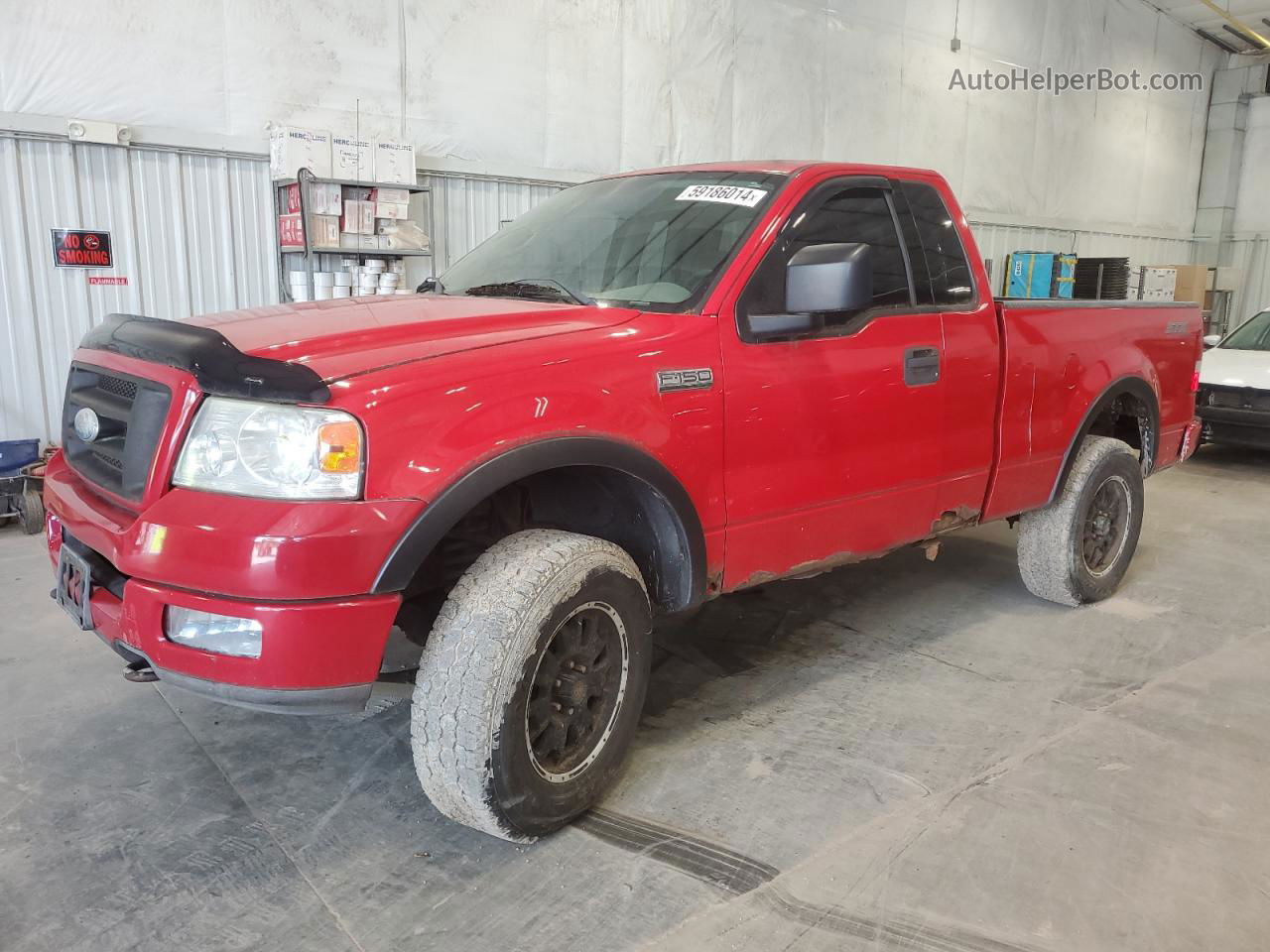 2004 Ford F150  Red vin: 1FTRF14W84NB73476