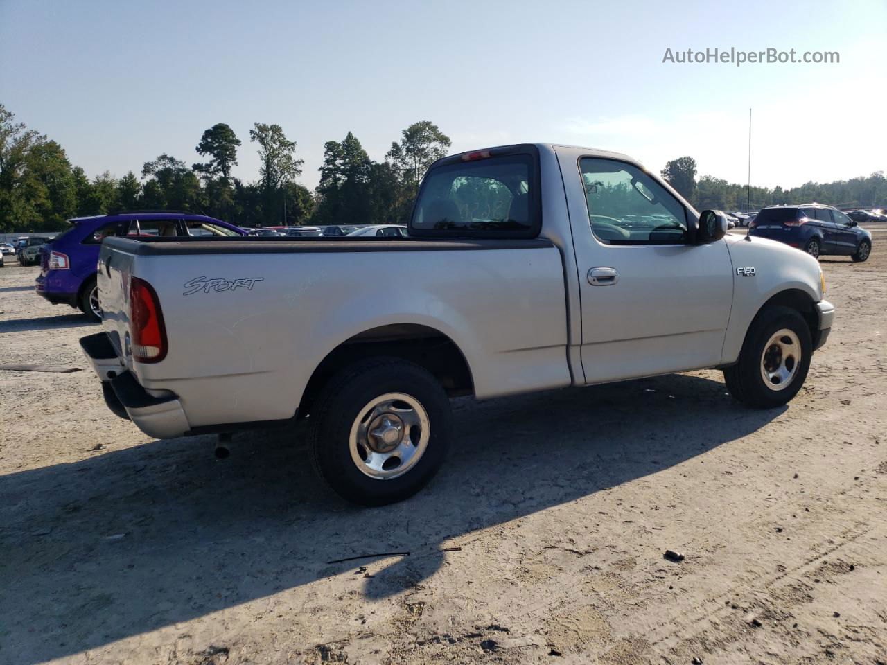 2003 Ford F150  Silver vin: 1FTRF17203NA27306