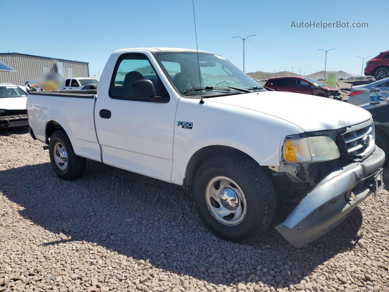 2003 Ford F150  White vin: 1FTRF17213NB25969