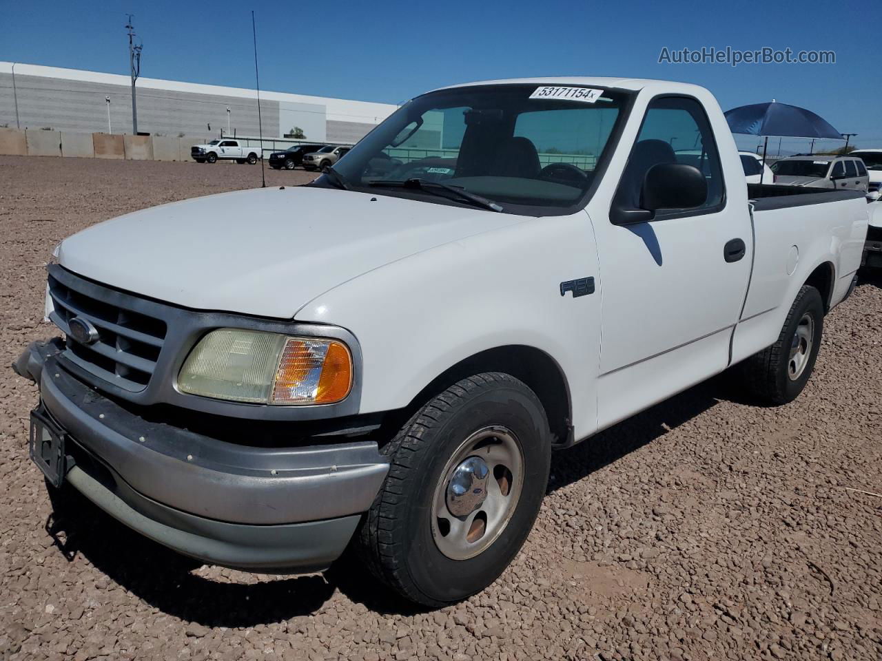 2003 Ford F150  White vin: 1FTRF17213NB25969