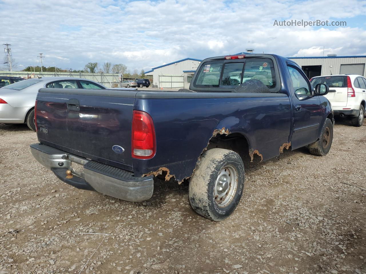 2003 Ford F150  Blue vin: 1FTRF17213NB86108