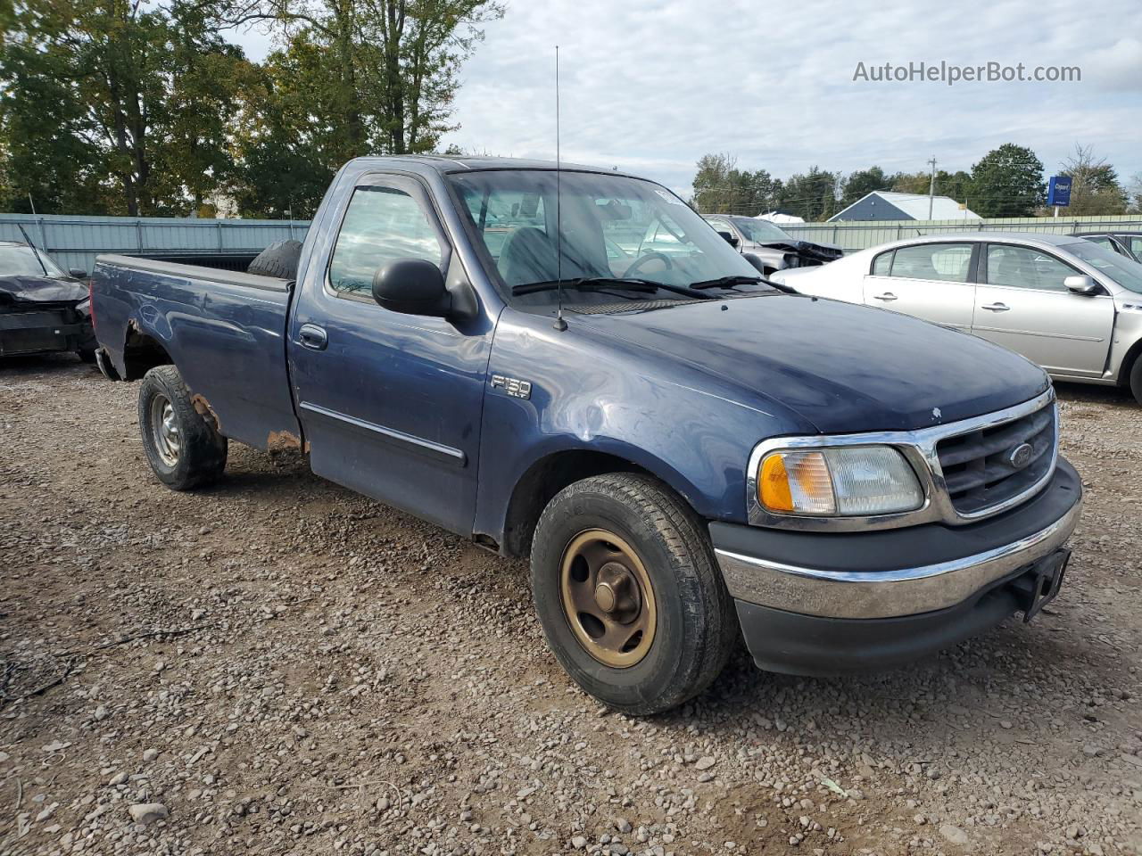 2003 Ford F150  Blue vin: 1FTRF17213NB86108