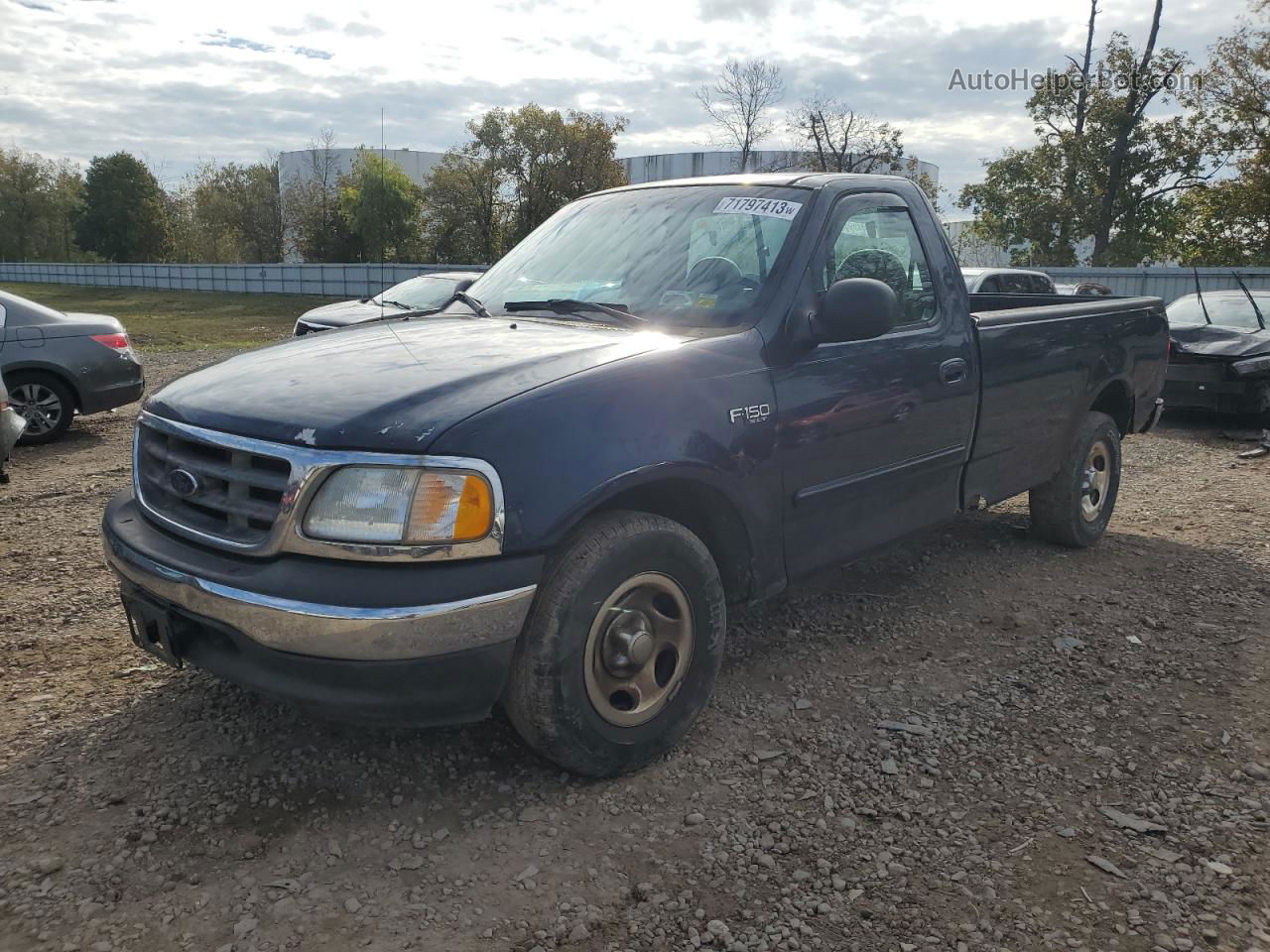 2003 Ford F150  Blue vin: 1FTRF17213NB86108