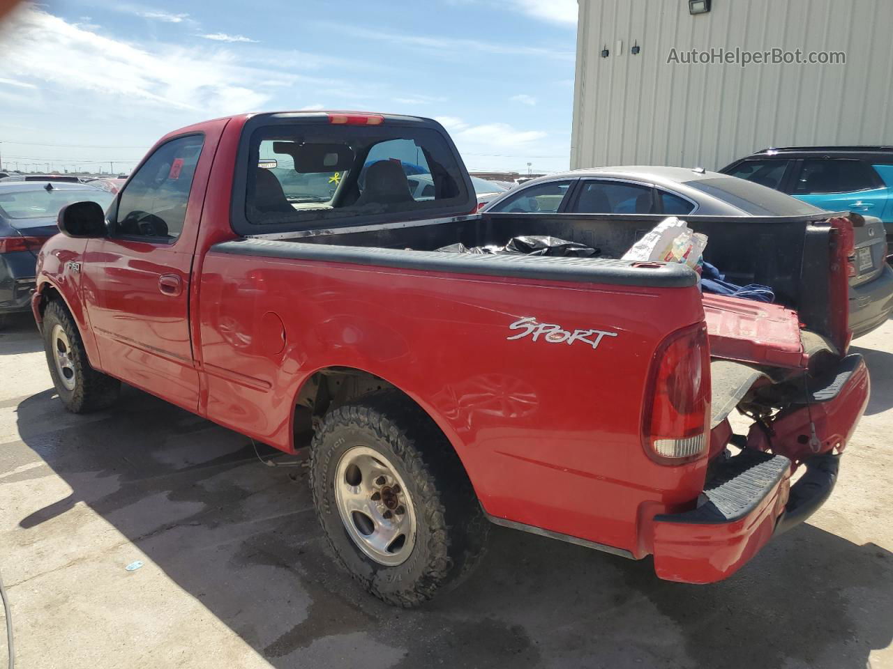 2003 Ford F150  Red vin: 1FTRF17253NA68563