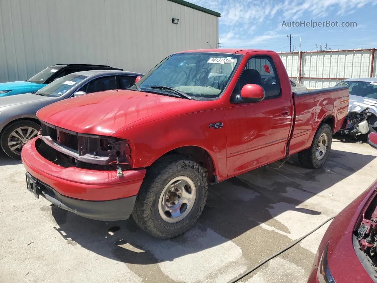 2003 Ford F150  Red vin: 1FTRF17253NA68563