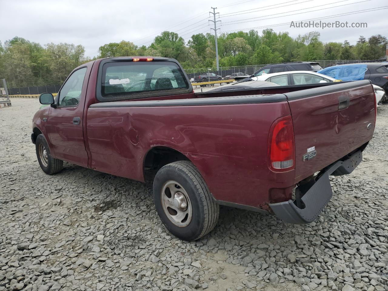 2003 Ford F150  Maroon vin: 1FTRF17283NA19566