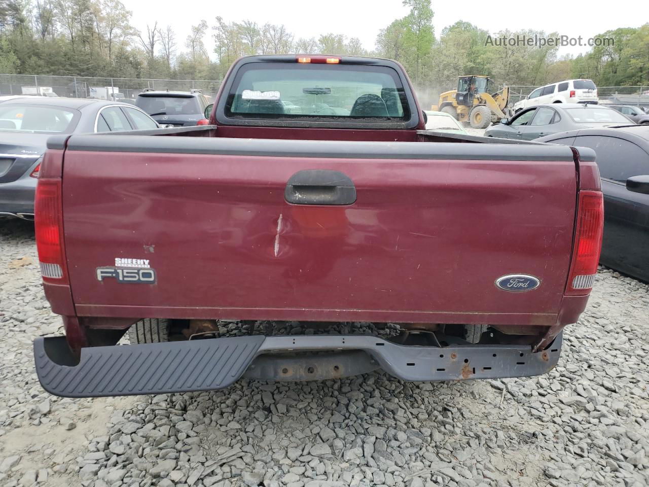 2003 Ford F150  Maroon vin: 1FTRF17283NA19566